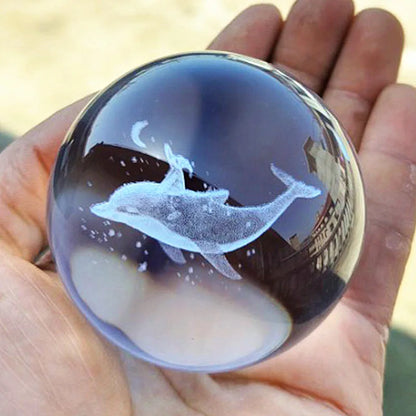 3D Crystal Ball Crystal Planet Laser Engraved Solar System Globe Astronomy Gift Birthday Gift Glass Sphere Home Decoration