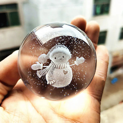 3D Crystal Ball Crystal Planet Laser Engraved Solar System Globe Astronomy Gift Birthday Gift Glass Sphere Home Decoration