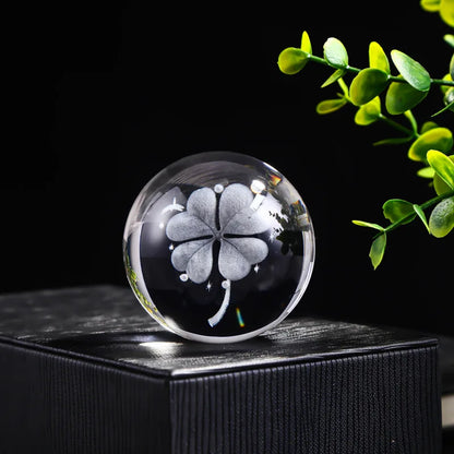 3D Crystal Ball Crystal Planet Laser Engraved Solar System Globe Astronomy Gift Birthday Gift Glass Sphere Home Decoration