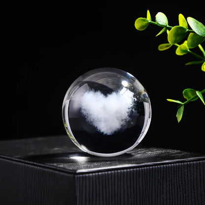 3D Crystal Ball Crystal Planet Laser Engraved Solar System Globe Astronomy Gift Birthday Gift Glass Sphere Home Decoration
