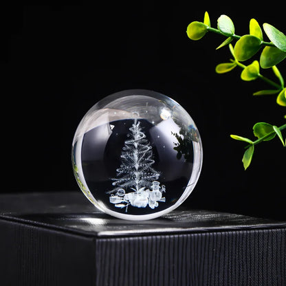 3D Crystal Ball Crystal Planet Laser Engraved Solar System Globe Astronomy Gift Birthday Gift Glass Sphere Home Decoration