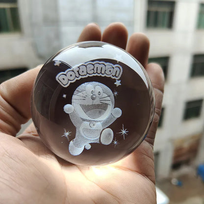 3D Crystal Ball Crystal Planet Laser Engraved Solar System Globe Astronomy Gift Birthday Gift Glass Sphere Home Decoration