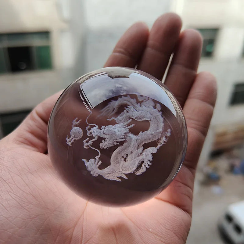 3D Crystal Ball Crystal Planet Laser Engraved Solar System Globe Astronomy Gift Birthday Gift Glass Sphere Home Decoration