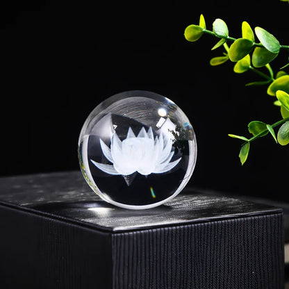 3D Crystal Ball Crystal Planet Laser Engraved Solar System Globe Astronomy Gift Birthday Gift Glass Sphere Home Decoration